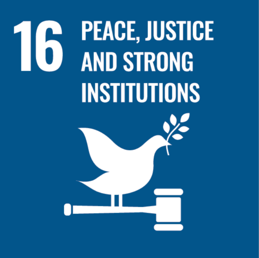 Promote peaceful societies, accountable institutions, and access to justice for all.